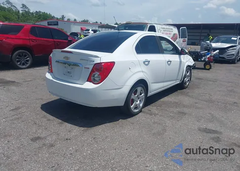 2016 Chevrolet Sonic Ltz Auto из США, поврежденный, VIN 1G1JE5SB3G4123966